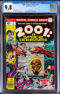 2001: Space Odyssey #1 CGC 9.8 White 1976 Marvel Comics
