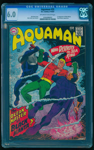 AQUAMAN #35 CGC 6.0 OW WHITE PAGES 🔥 1st BLACK MANTA