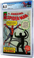 Load image into Gallery viewer, Amazing Spider-Man #3 CGC 8.5 OWW 1963 Marvel Comics 1st Appearance Doctor Octopus