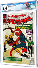Load image into Gallery viewer, Amazing Spider-Man #16 CGC 9.4 NM 1964 Marvel Comics 1st Daredevil Crossover