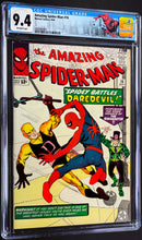 Load image into Gallery viewer, Amazing Spider-Man #16 CGC 9.4 NM 1964 Marvel Comics 1st Daredevil Crossover
