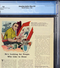 Load image into Gallery viewer, Amazing Spider-Man #18 CGC 9.8 1964 Marvel Comics 1st Appearance Ned Leeds (1 of 7)