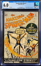 Load image into Gallery viewer, Amazing Spider-Man #1 CGC 6.0 1963 Marvel Comics 1st App Chameleon (Presents 8.0+)
