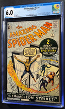 Load image into Gallery viewer, Amazing Spider-Man #1 CGC 6.0 1963 Marvel Comics 1st App Chameleon (Presents 8.0+)