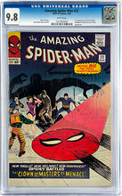 Load image into Gallery viewer, Amazing Spider-Man #22 CGC 9.8 WP 1965 Marvel Comics 1st Princess Python (1 of 4)