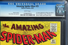 Load image into Gallery viewer, Amazing Spider-Man #25 CGC 9.4 WP 1965 Marvel Comics 1st Appearance Mary Jane Watson