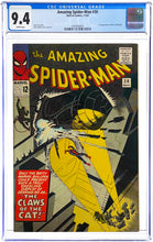 Load image into Gallery viewer, Amazing Spider-Man #30 CGC 9.4 WP 1965 Marvel Comics 1st Appearance Cat Burglar