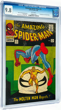 Load image into Gallery viewer, Amazing Spider-Man #35 CGC 9.8 WP 1966 Marvel Comics 2nd Molten Man (1 of only 3)