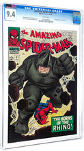 Load image into Gallery viewer, Amazing Spider-Man #41 CGC 9.6 WP 1966 Marvel Comics 1st Appearance Rhino (Unpressed)