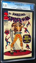 Load image into Gallery viewer, Amazing Spider-Man #47 CGC 9.8 WP 1967 Marvel Comics Kraven the Hunter Classic Cover