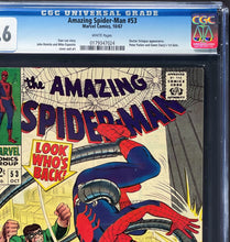 Load image into Gallery viewer, Amazing Spider-Man #53 CGC 9.6 WP 1967 Marvel Comics 1st Peter Parker &amp; Gwen Stacy Date