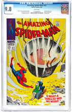 Load image into Gallery viewer, Amazing Spider-Man #61 CGC 9.8 WP 1968 Marvel Comics 1st Gwen Stacy Cover