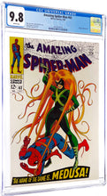 Load image into Gallery viewer, Amazing Spider-Man #62 CGC 9.8 White Pages 1968 Marvel Comics Medusa Appearance Classic Cover