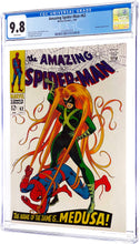 Load image into Gallery viewer, Amazing Spider-Man #62 CGC 9.8 White Pages 1968 Marvel Comics Medusa Appearance Classic Cover