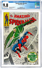 Load image into Gallery viewer, Amazing Spider-Man #64 CGC 9.8 1968 Marvel Comics Vulture Appearance Classic Cover
