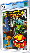 Load image into Gallery viewer, Amazing Spider-Man #79 CGC 9.6 White Pages 1969 Marvel Comics 2nd Prowler