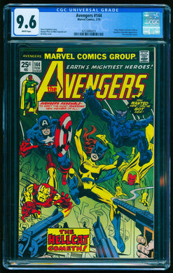 AVENGERS #144 CGC 9.6 WHITE PAGES 💎 1st HELLCAT