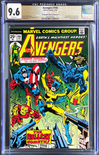 Load image into Gallery viewer, AVENGERS #144 CGC 9.6 WHITE PAGES 💎 Don/Maggie THOMPSON PEDIGREE
