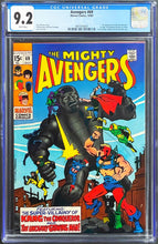 Load image into Gallery viewer, AVENGERS #69 #70 CGC 9.2 WHITE 1969 Marvel Comics 1st Appearances Set of 2