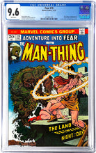 Load image into Gallery viewer, Adventure Into Fear #19 CGC 9.6 White 1st Appearance Howard the Duck 1973 Marvel Comics