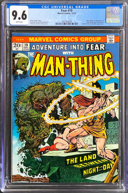 Adventure Into Fear #19 CGC 9.6 White 1st Appearance Howard the Duck 1973 Marvel Comics