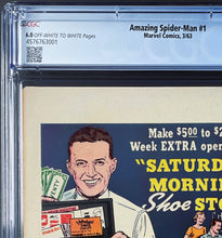 Load image into Gallery viewer, Amazing Spider-Man #1 CGC 6.0 1963 Marvel Comics 1st App Chameleon (Presents 8.0+)