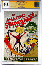 Load image into Gallery viewer, Amazing Spider-Man #1 CGC 9.8 Signed Stan Lee 1966 Marvel Comics Golden Record Reprint