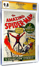 Load image into Gallery viewer, Amazing Spider-Man #1 CGC 9.8 Signed Stan Lee 1966 Marvel Comics Golden Record Reprint