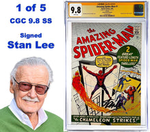 Load image into Gallery viewer, Amazing Spider-Man #1 CGC 9.8 Signed Stan Lee 1966 Marvel Comics Golden Record Reprint