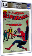 Load image into Gallery viewer, Amazing Spider-Man #10 CGC 9.8 1964 Marvel Comics 1st Appearance Enforcers "Twin Cities Pedigree"