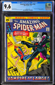 Amazing Spider-Man #102 CGC 9.6 White 1971 Marvel Comics 1st Appearance