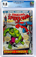 Load image into Gallery viewer, Amazing Spider-Man #119 CGC 9.8 WP 1973 Marvel Comics + Special Edition Spider-Man vs. Hulk #1 CGC 9.8