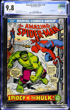 Load image into Gallery viewer, Amazing Spider-Man #119 CGC 9.8 White 1973 Marvel Comics Hulk Battle Cover