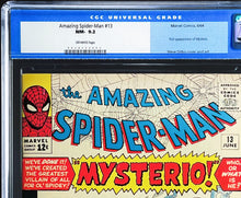 Load image into Gallery viewer, Amazing Spider-Man #13 CGC 9.2 1964 Marvel Comics 1st Appearance Mysterio (Unpressed)