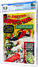Load image into Gallery viewer, Amazing Spider-Man #14 CGC 9.0 1964 Marvel Comics 1st Appearance Green Goblin / 1st Hulk Meeting