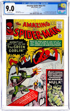 Load image into Gallery viewer, Amazing Spider-Man #14 CGC 9.0 1964 Marvel Comics 1st Appearance Green Goblin / 1st Hulk Meeting