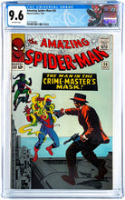 Load image into Gallery viewer, Amazing Spider-Man #26 CGC 9.6 NM+ 1965 Marvel Comics 1st Appearance Crime Master