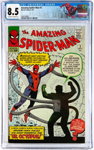 Load image into Gallery viewer, Amazing Spider-Man #3 CGC 8.5 OWW 1963 Marvel Comics 1st Appearance Doctor Octopus