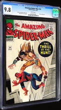 Load image into Gallery viewer, Amazing Spider-Man #34 CGC 9.8 WP 1966 Marvel Comics 2nd Gwen Stacy (1 of 9)