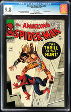 Load image into Gallery viewer, Amazing Spider-Man #34 CGC 9.8 WP 1966 Marvel Comics Kraven Classic Cover (1 of 9)