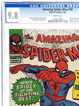 Load image into Gallery viewer, Amazing Spider-Man #38 CGC 9.8 WP 1966 Marvel Comics Last Steve Ditko (1 of 10)