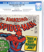 Load image into Gallery viewer, Amazing Spider-Man #38 CGC 9.8 WP 1966 Marvel Comics Last Steve Ditko (1 of 10)