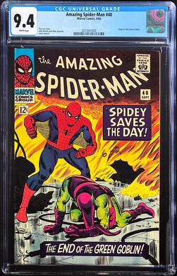Amazing Spider-Man #40 CGC 9.4 White Pages 1966 Marvel Comics
