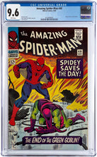 Load image into Gallery viewer, Amazing Spider-Man #40 CGC 9.6 White Pages 1966 Marvel Comics Origin Green Goblin