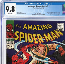 Load image into Gallery viewer, Amazing Spider-Man #42 CGC 9.8 WP 1966 Marvel Comics 2nd Appearance Rhino (1 of 12)
