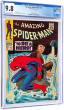 Load image into Gallery viewer, Amazing Spider-Man #52 CGC 9.8 1967 Marvel Comics 1st Appearance Joe Robertson