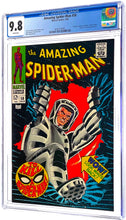 Load image into Gallery viewer, Amazing Spider-Man #58 CGC 9.8 White Pages 1968 Marvel Comics (1 of 10)