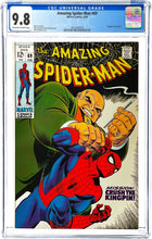 Load image into Gallery viewer, Amazing Spider-Man #69 CGC 9.8 1969 Marvel Comics Kingpin Appearance &amp; Cover