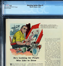 Load image into Gallery viewer, Amazing Spider-Man #7 CGC 9.2 (CVA Cert) 1963 Marvel Comics 2nd Appearance Vulture