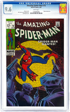 Load image into Gallery viewer, Amazing Spider-Man #70 CGC 9.6 WP 1969 Marvel Comics Kingpin Appearance